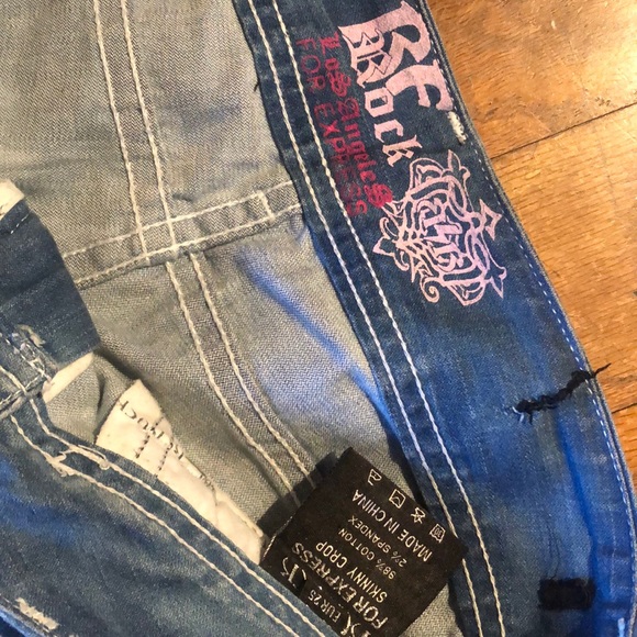 Express - Skinny Crop Jeans - Size 0 - Picture 4 of 4